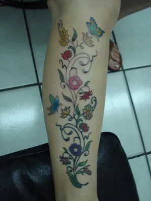 Drawings of Flowers Tattoo