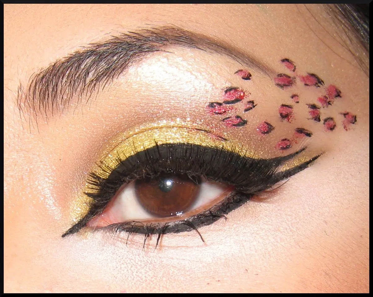 Dreams Colors and Glitter: Leopard eyes - Ojos de leopardo