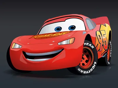 Dribbble - Lightning McQueen by Rames Harikrishnasamy