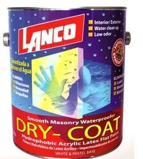 Dry-Coat de lanco – La unica pintura que detiene el paso del agua