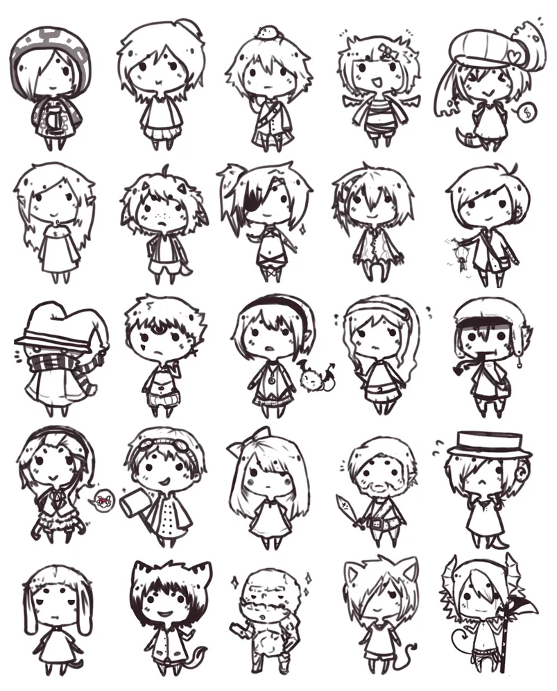 DSA Student Chibis by Echoplasm on DeviantArt