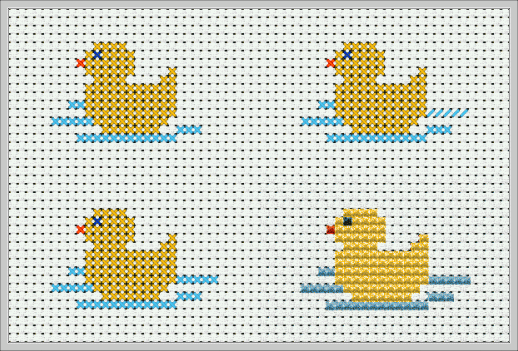 ducks for beginners | cross stitch | Pinterest