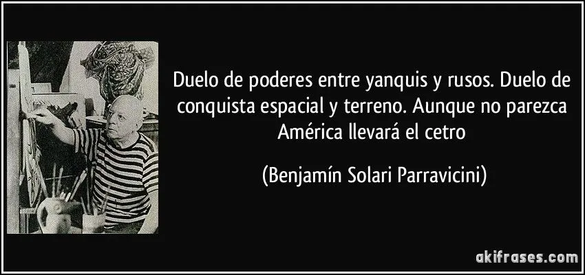 Duelo de poderes entre yanquis y rusos. Duelo de conquista...