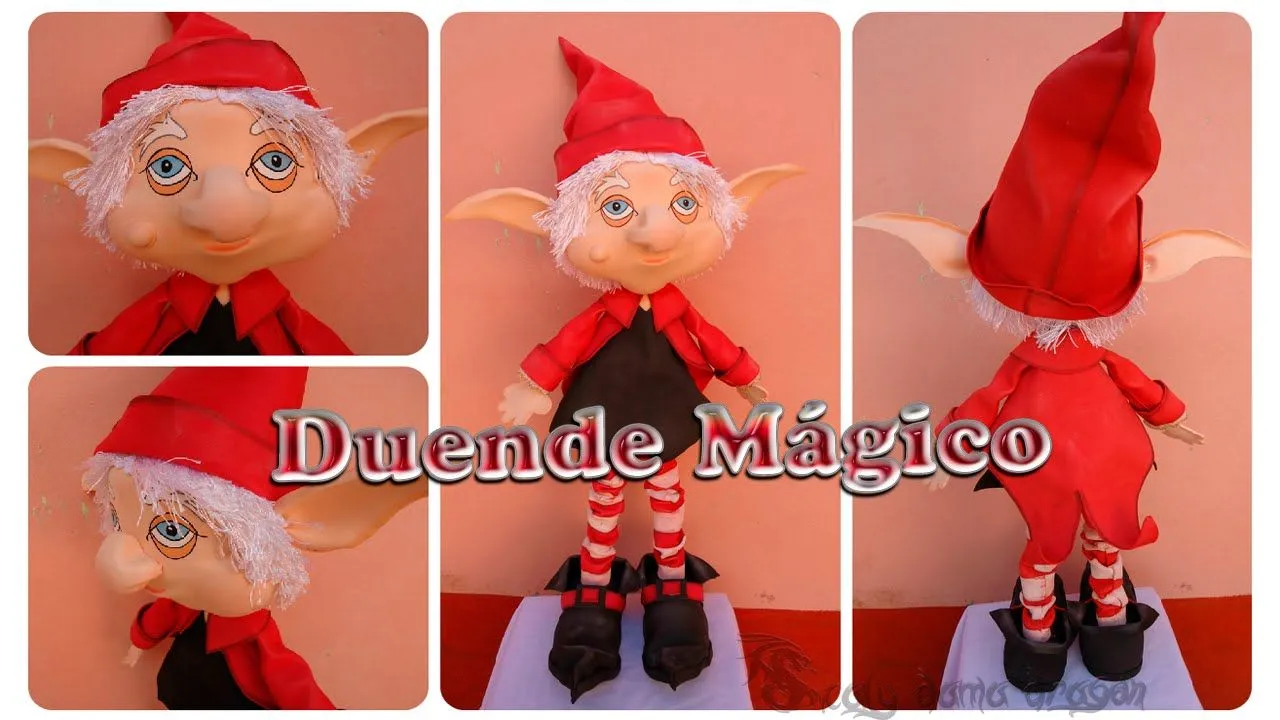 Duende mágico:fofucho navideño, cuentos y leyendas | Manualidades