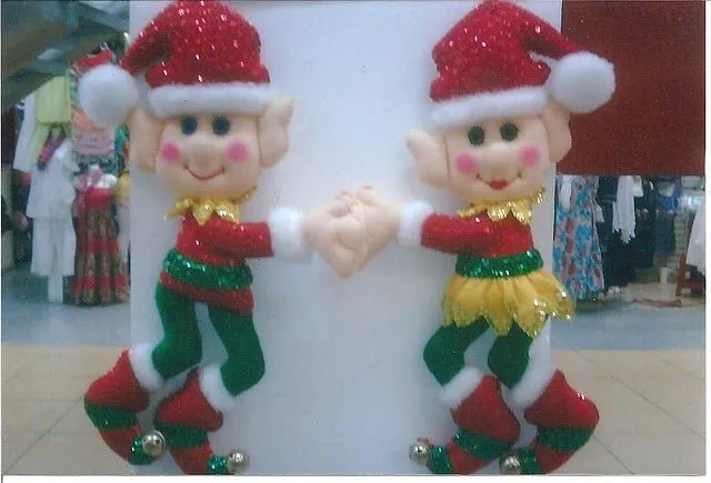 DUENDES NAVIDEÑOS MOLDES