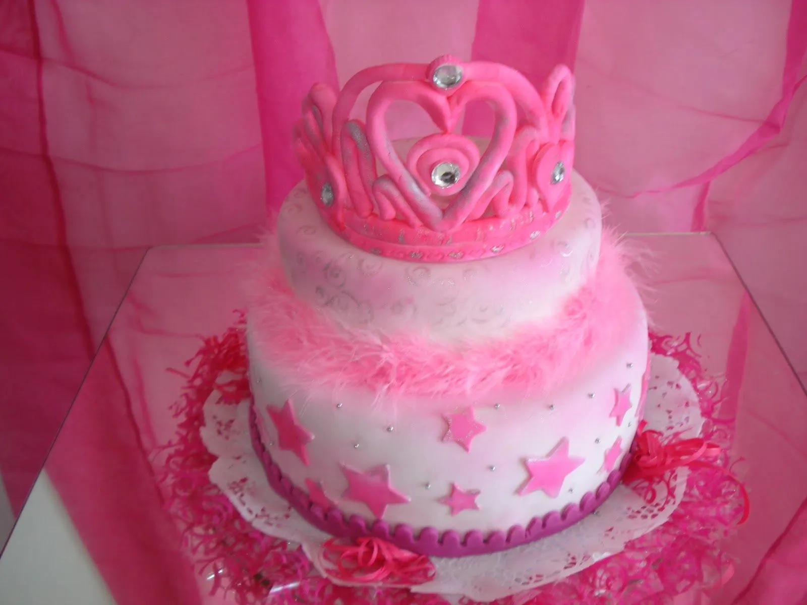 Torta de corona de princesa - Imagui