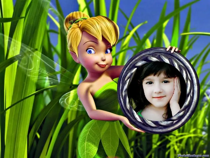 Dulce fotomontaje con Tinkerbell | Fotomontajes infantiles