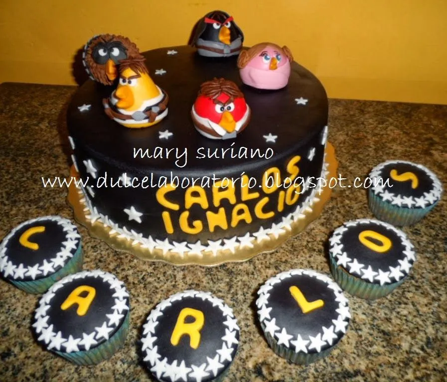 Dulce Laboratorio*: Torta Angry Birds de Star Wars