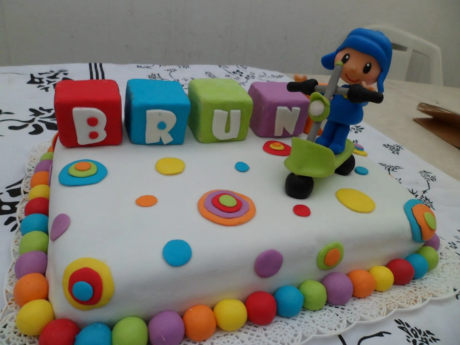 Que tan dulce? : Pocoyo, torta de cumpleaños