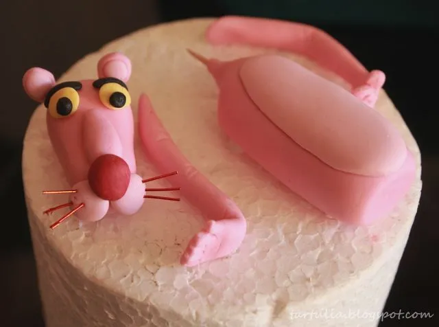 Dulce Tartulia: The Pink Panther Cake, un cumpleaños muy rosa