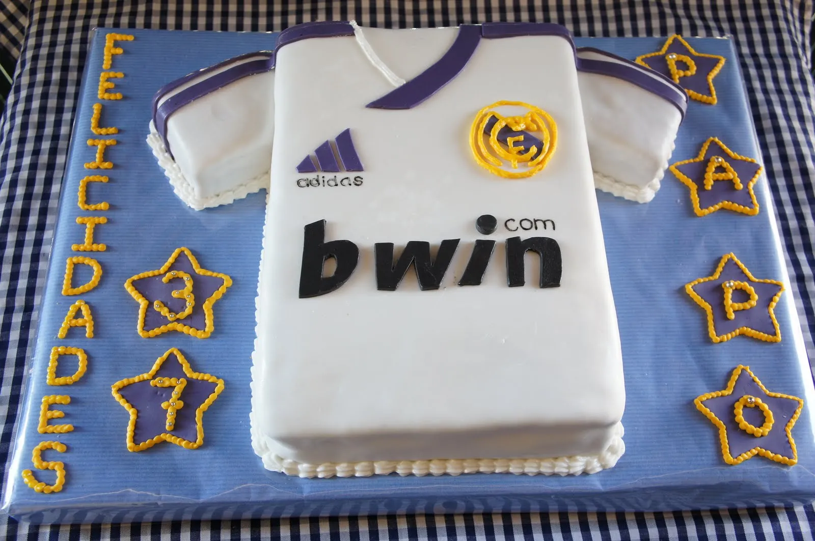 Dulce Vainilla: Pastel del Real Madrid