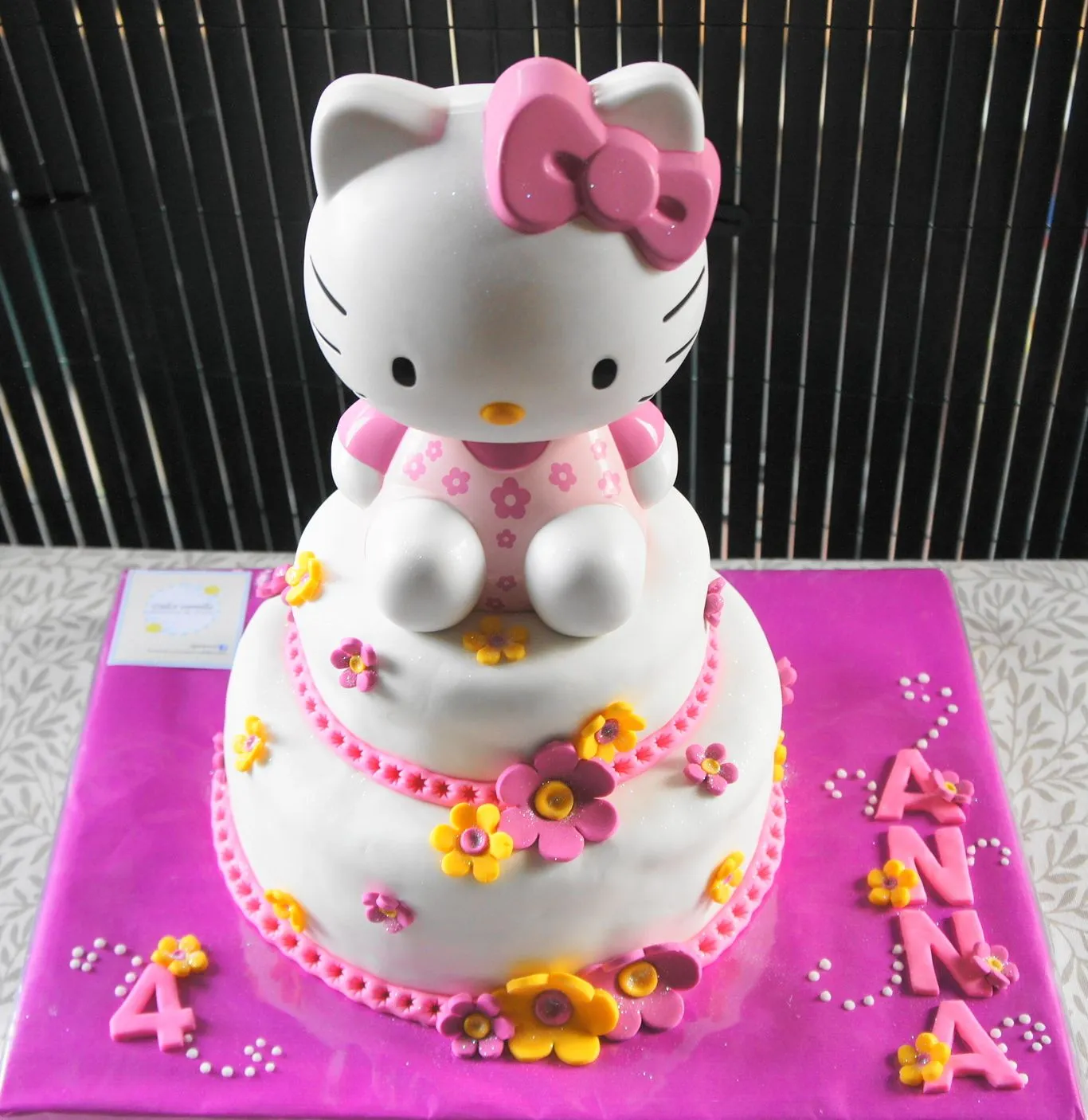 Dulce Vainilla: Pasteles de Hello Kitty!