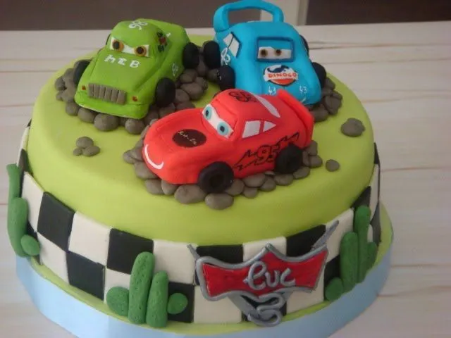 DulceArte con Mirvae: Tarta cars