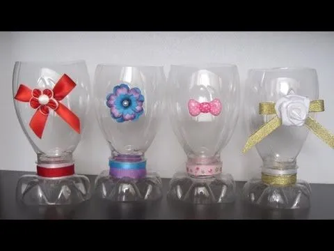 Dulceros reciclados con botellas - Imagui