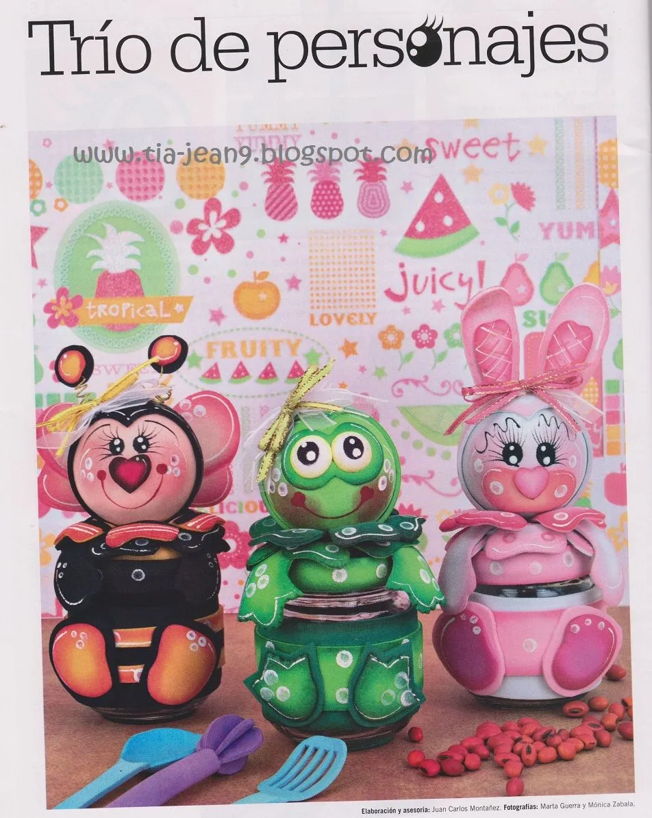 Dulceros en goma eva - Imagui