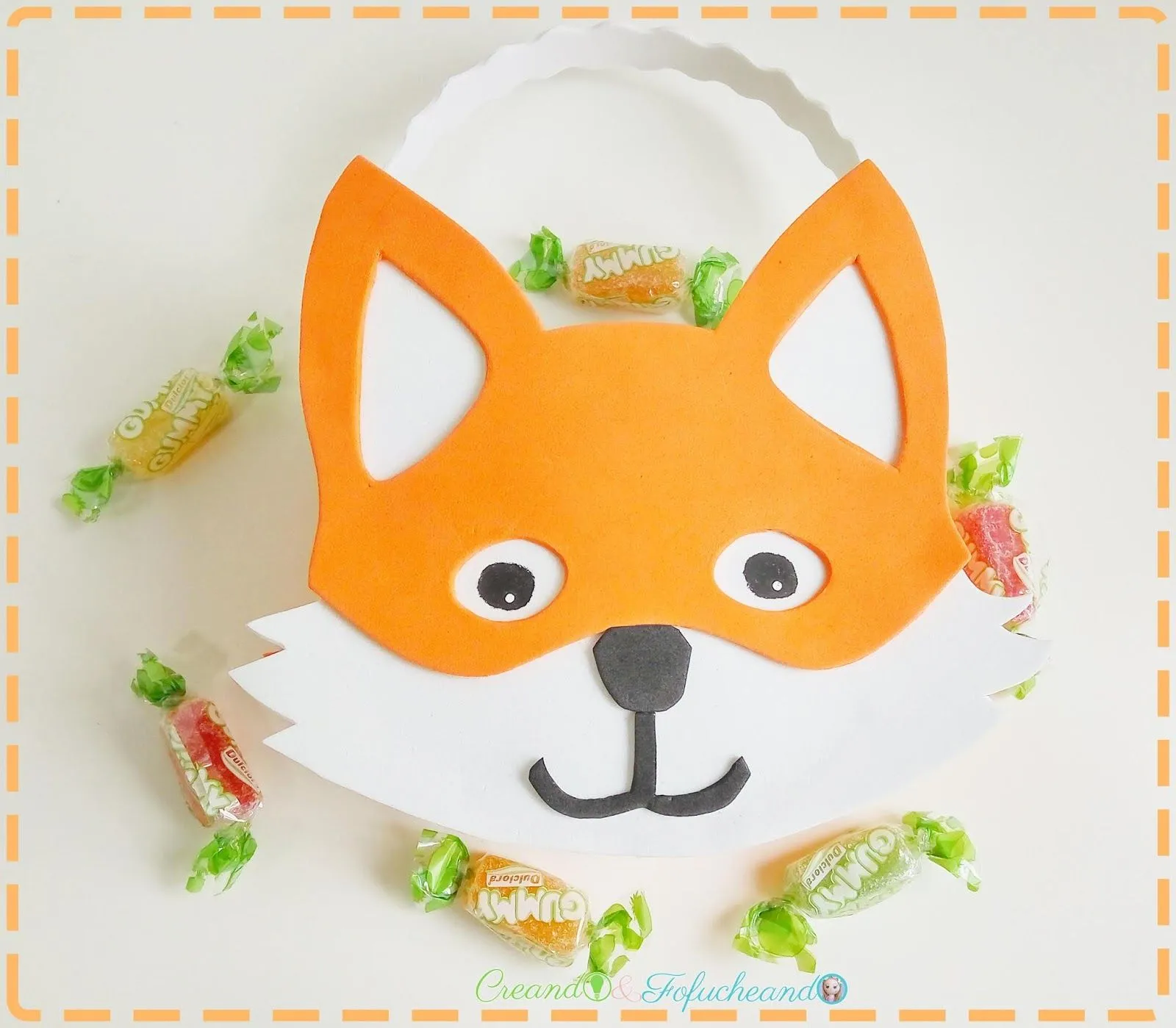 Cómo Hacer Un Dulcero de Zorro en Goma eva | Creando y Fofucheando