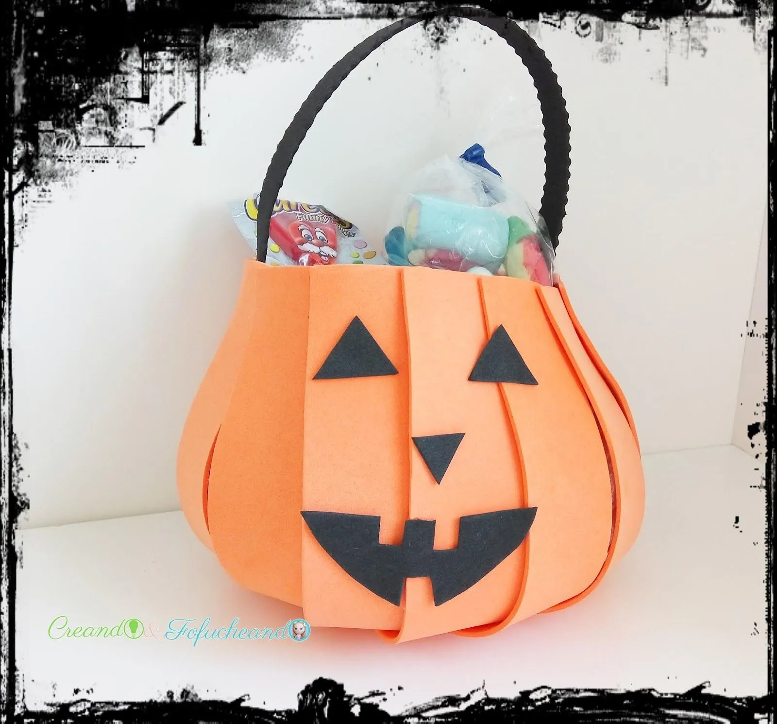 Cómo Hacer Dulceros de Calabaza y Araña para Halloween en Goma eva | Creando y Fofucheando