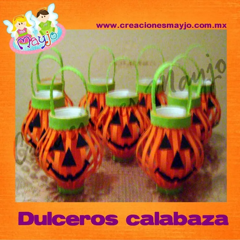 Dulceros Calabaza | Manualidades mayjo