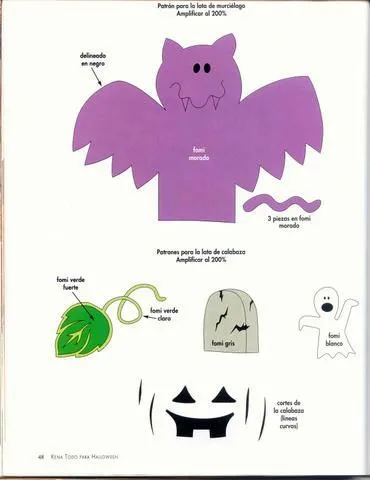 Dulceros para halloween en foami | Mimundomanual