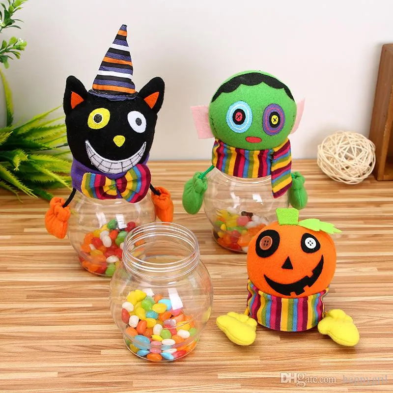 Dulceros para Halloween con frascos - Ideas y Tips