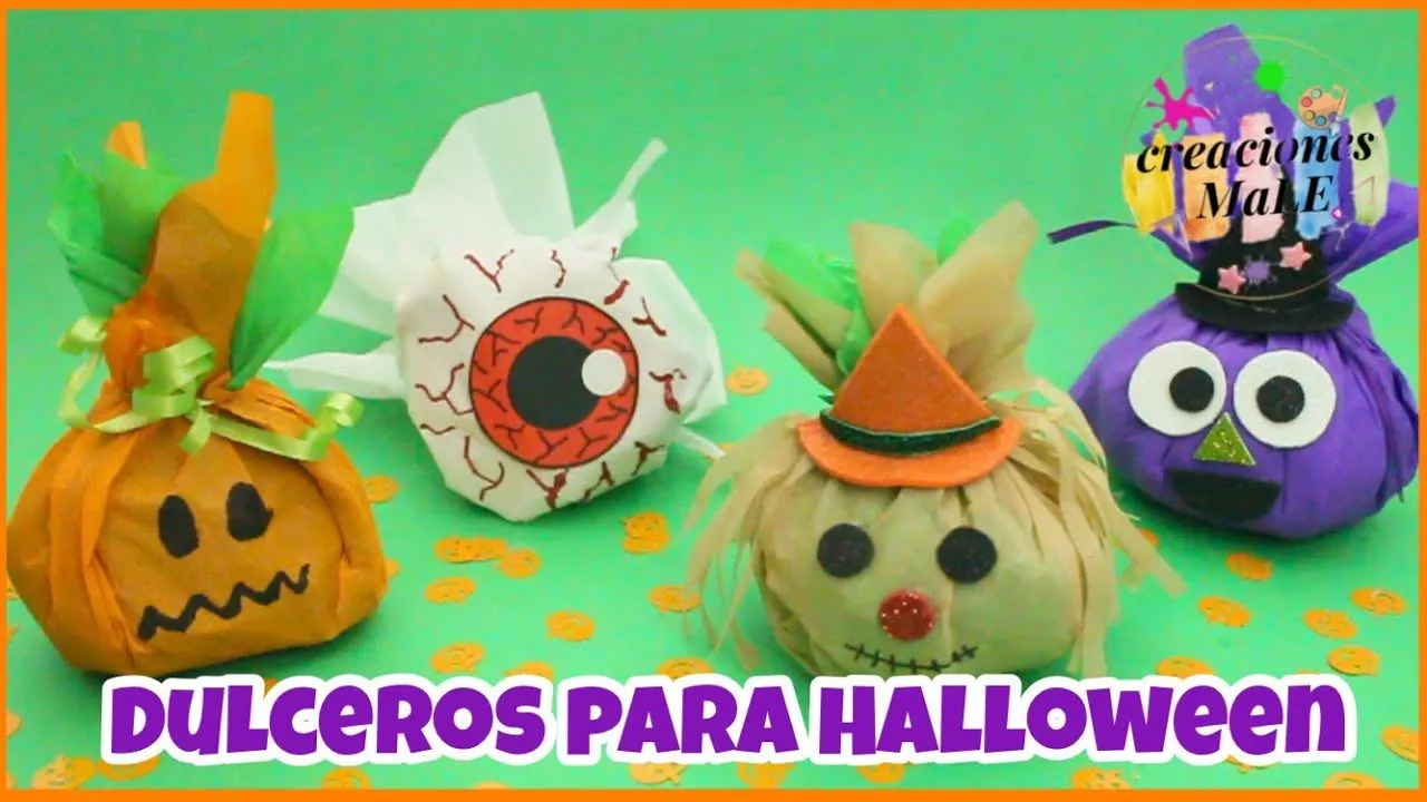 DULCEROS DE HALLOWEEN || 4 IDEAS || DIY - YouTube