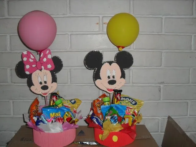 Dulceros de fomi de Minnie Mouse - Imagui