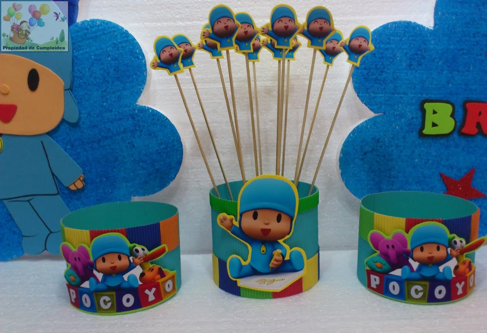 Dulceros pocoyo para fiestas infantiles - Imagui