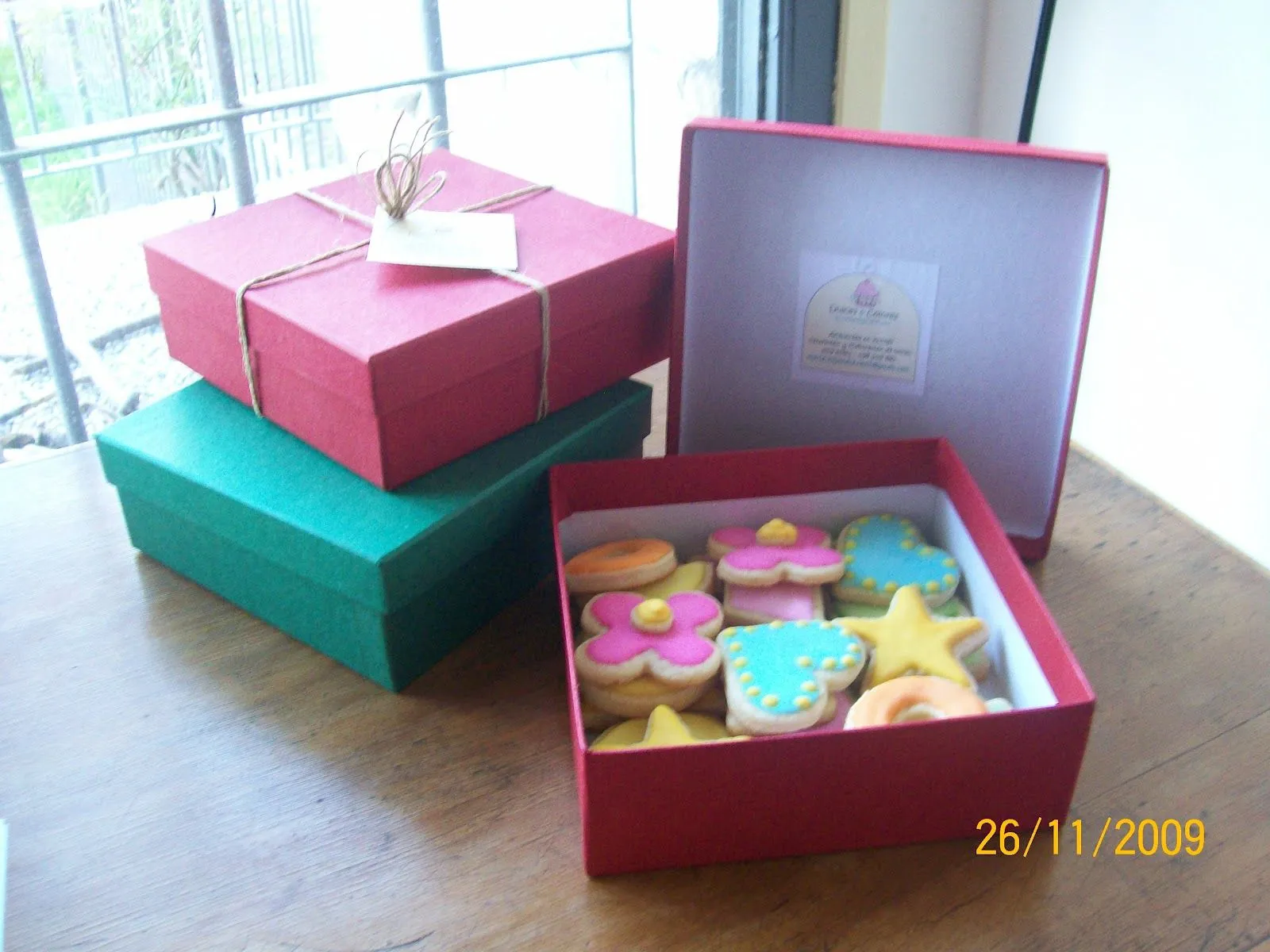 Dulces y Colores: Una caja para regalar