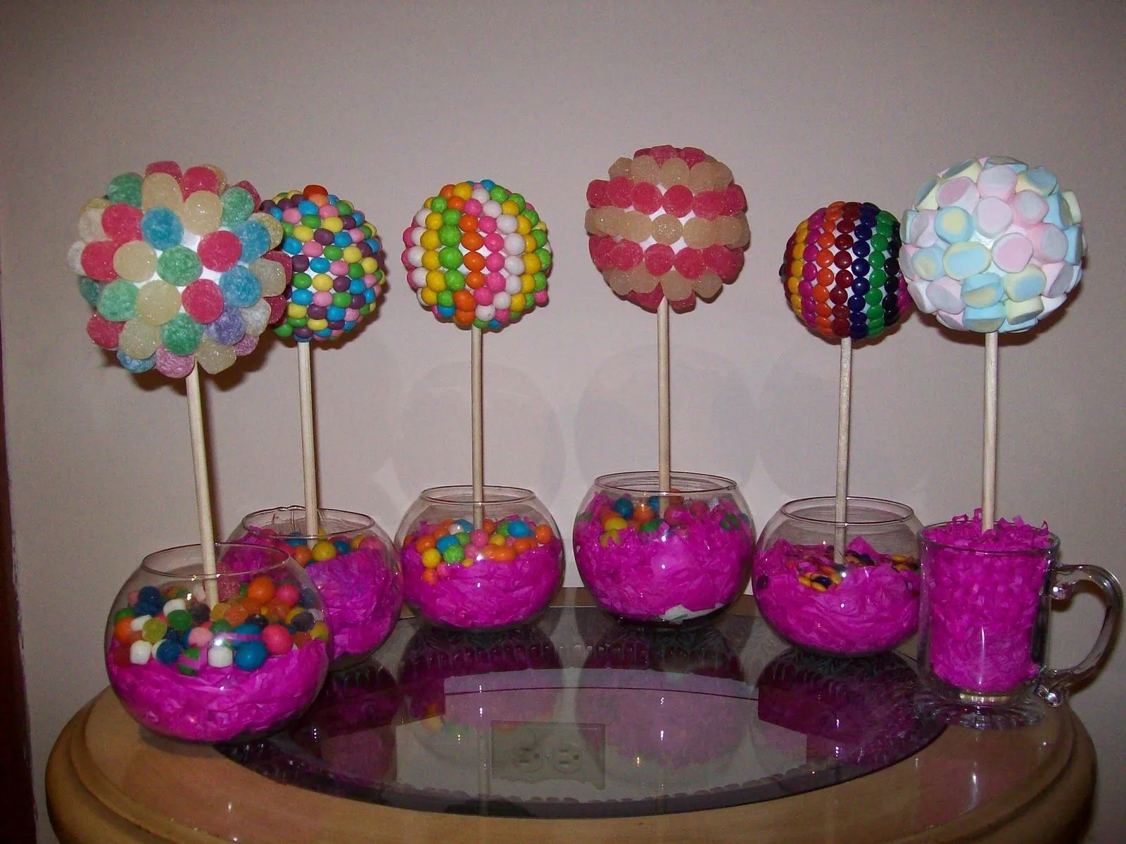 DULCES CREACIONES: Centros de Mesa (Candy Topiary)