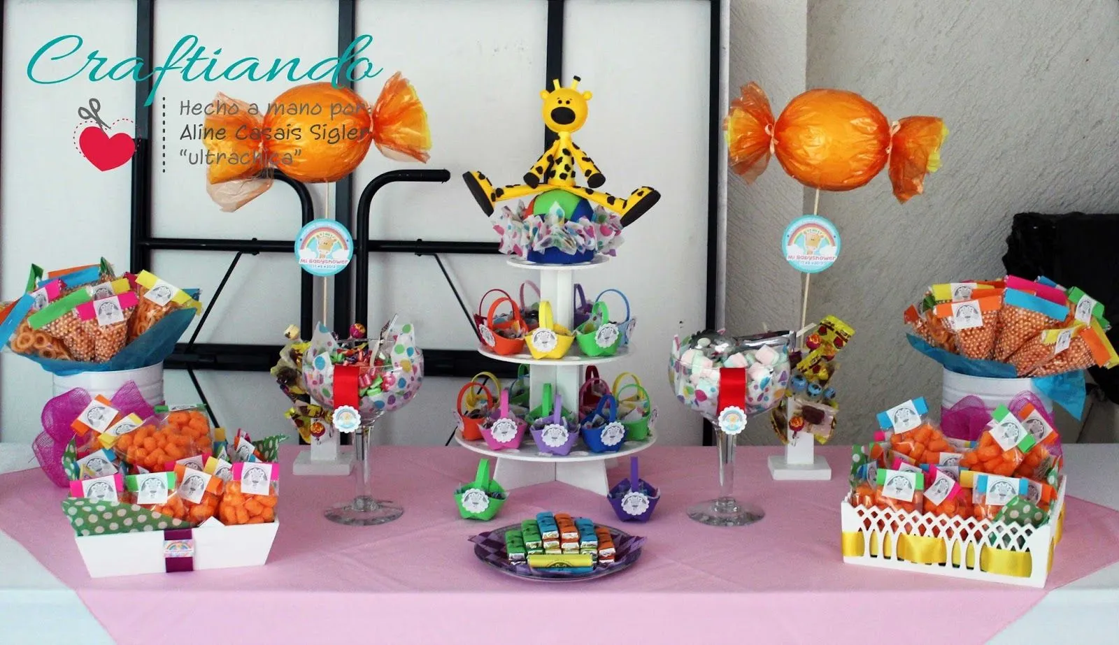 Dulces y Eventos: Babyshower colorido