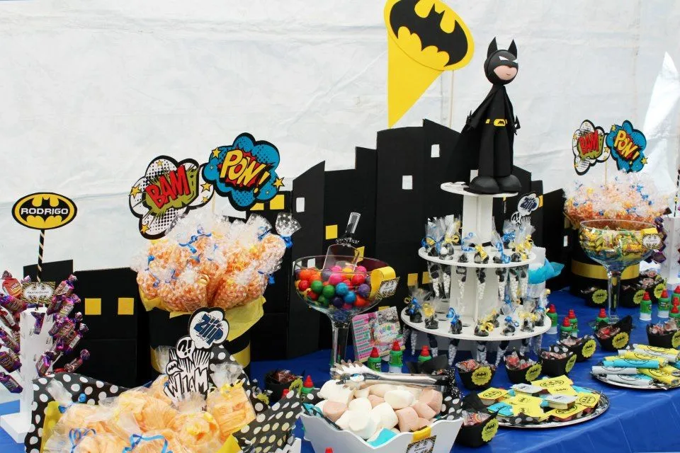 Dulces y Eventos: Mesa de Dulces temática Batman