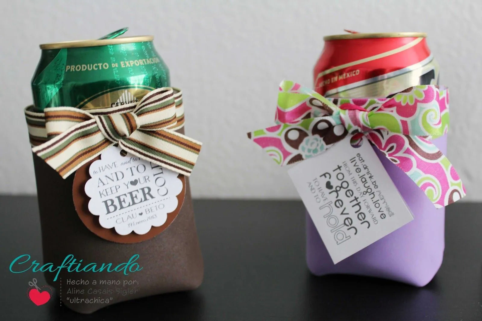 Dulces y Eventos: Porta latas de recuerdo para eventos: