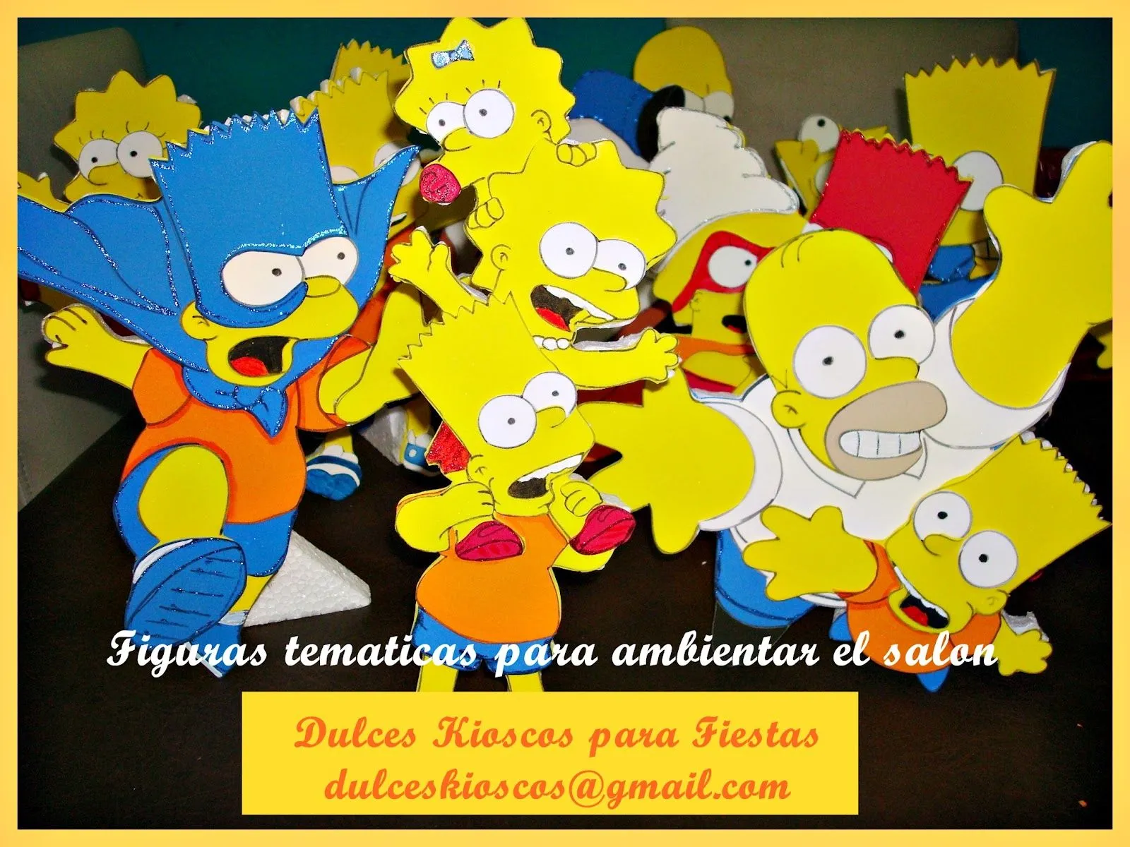 Dulces Kioscos para Fiestas" : Cumple tematico " Los Simpsons"