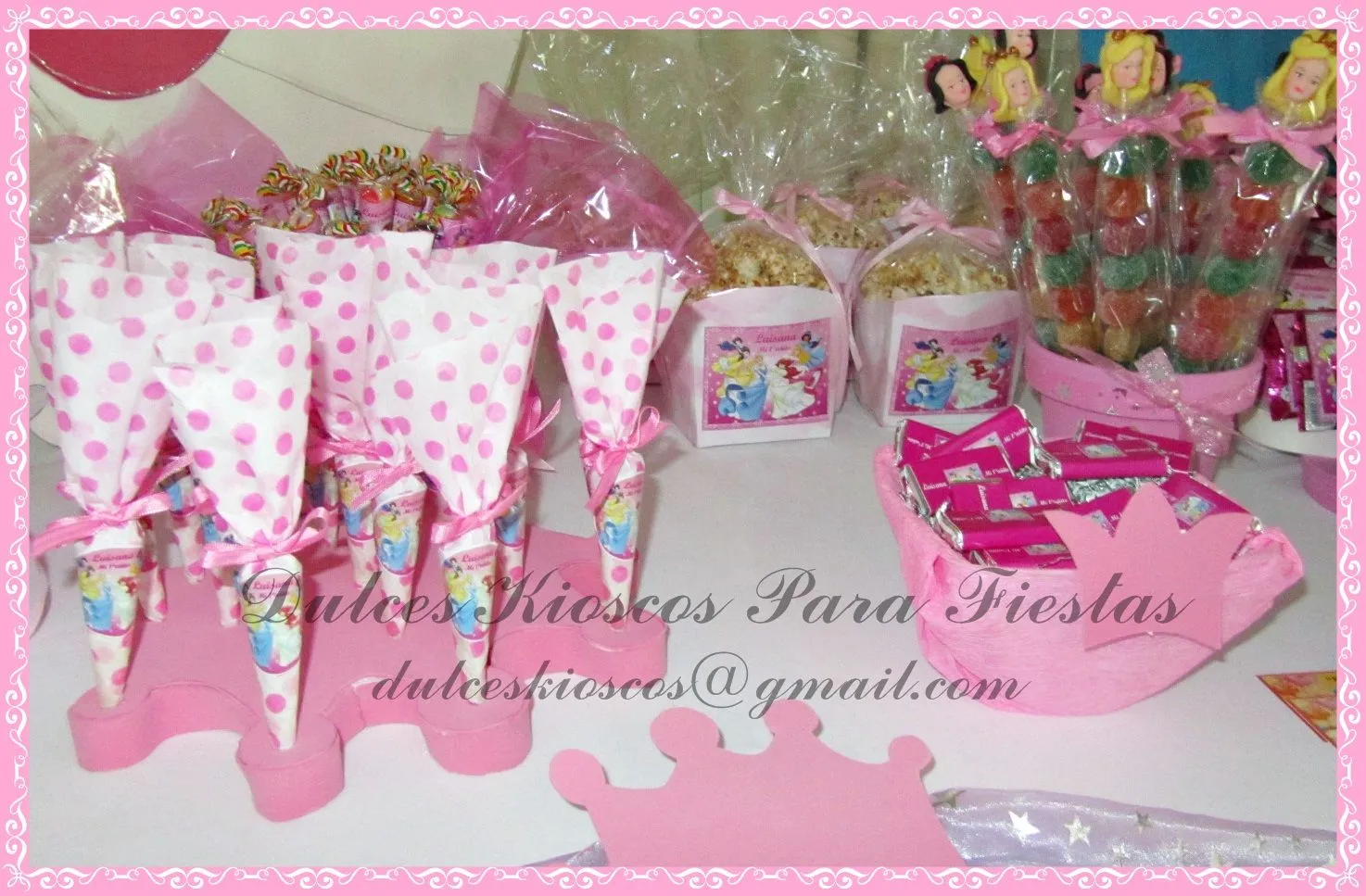 Dulces Kioscos para Fiestas" : Cumpleaños tematico "