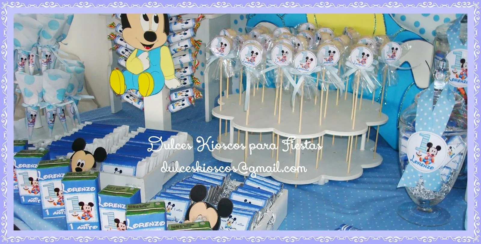 Dulces Kioscos para Fiestas" : TEMATICA MICKEY BEBE ...