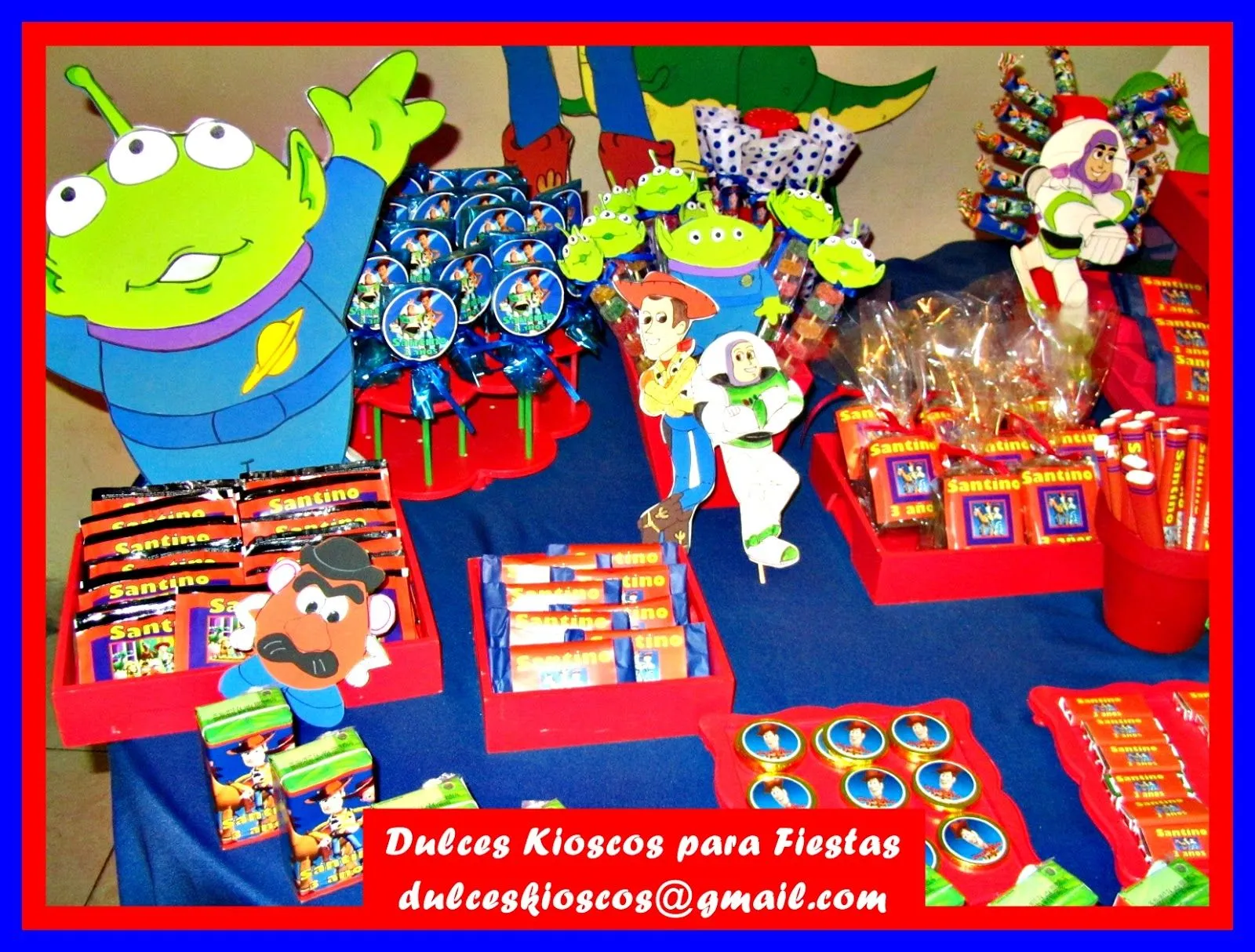 Dulces Kioscos para Fiestas" : TEMATICA TOY STORY!!