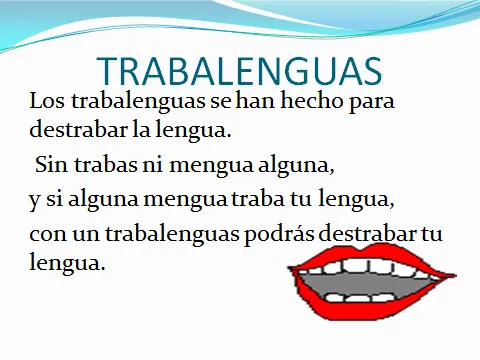 Dulces Momentos Infantiles: TRABALENGUAS