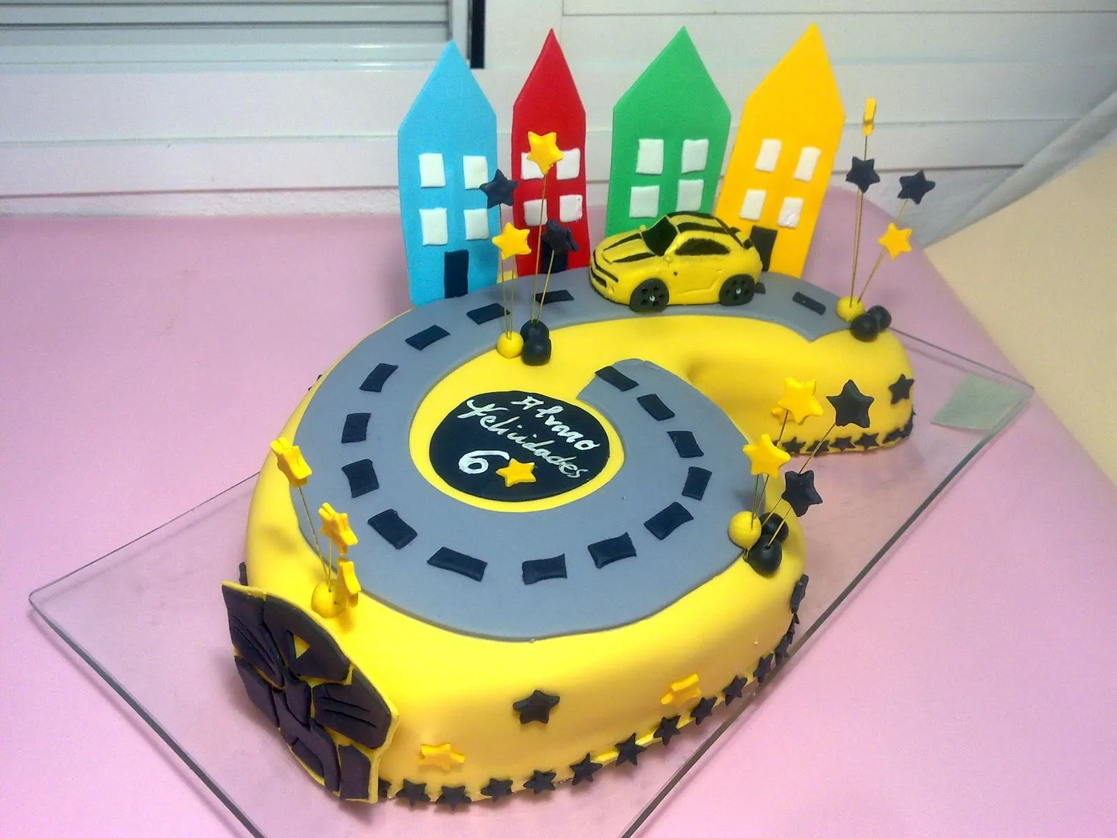 Dulces para pecar: Cumpleaños Alvaro, tarta transformers