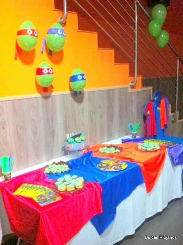 Centros de mesa de tortugas ninja - Imagui