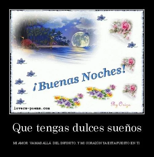 Dulces sueños mi amor | Imagenes para Facebook [