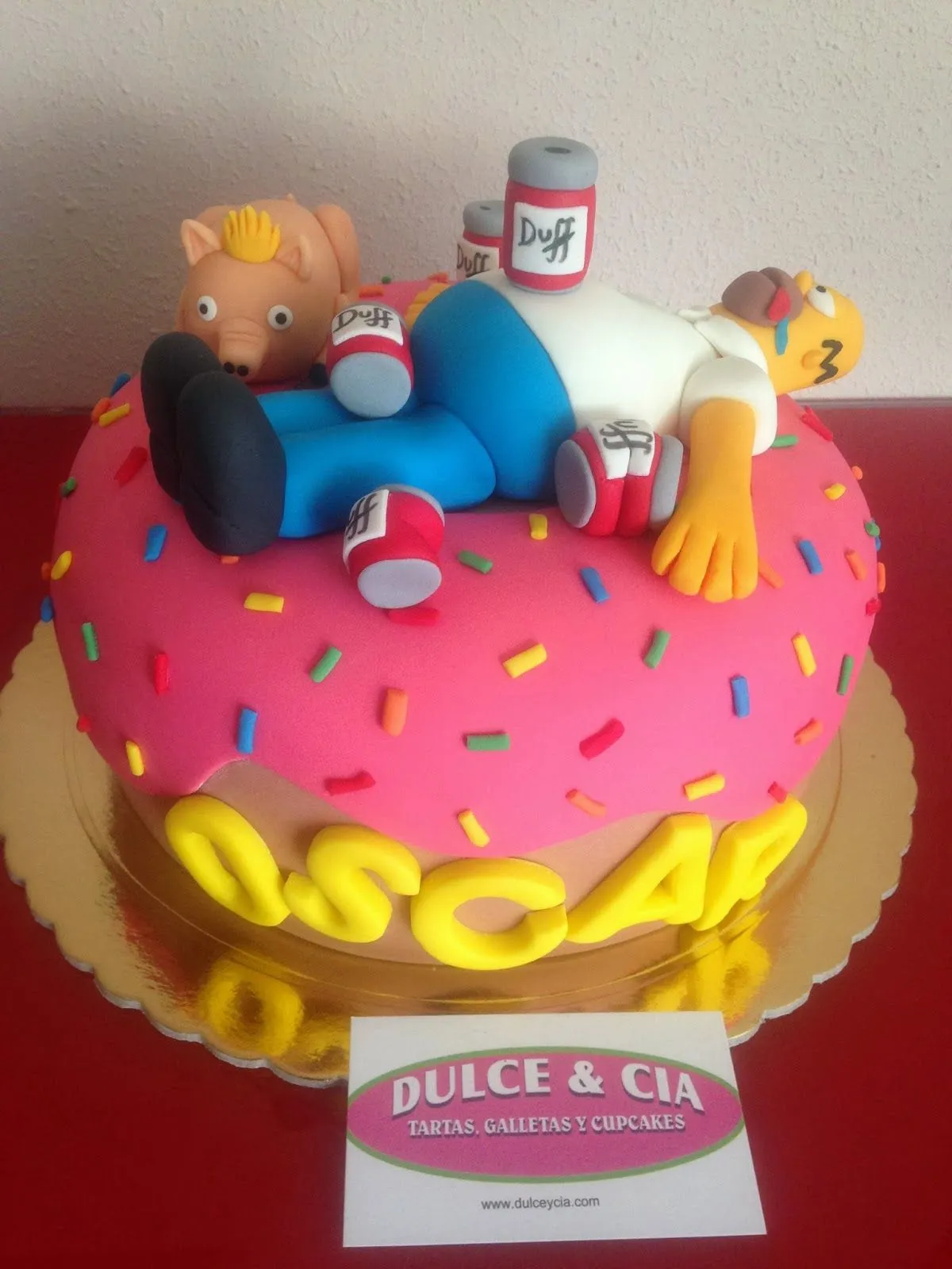 Dulceycia: Tarta Homer Simpson