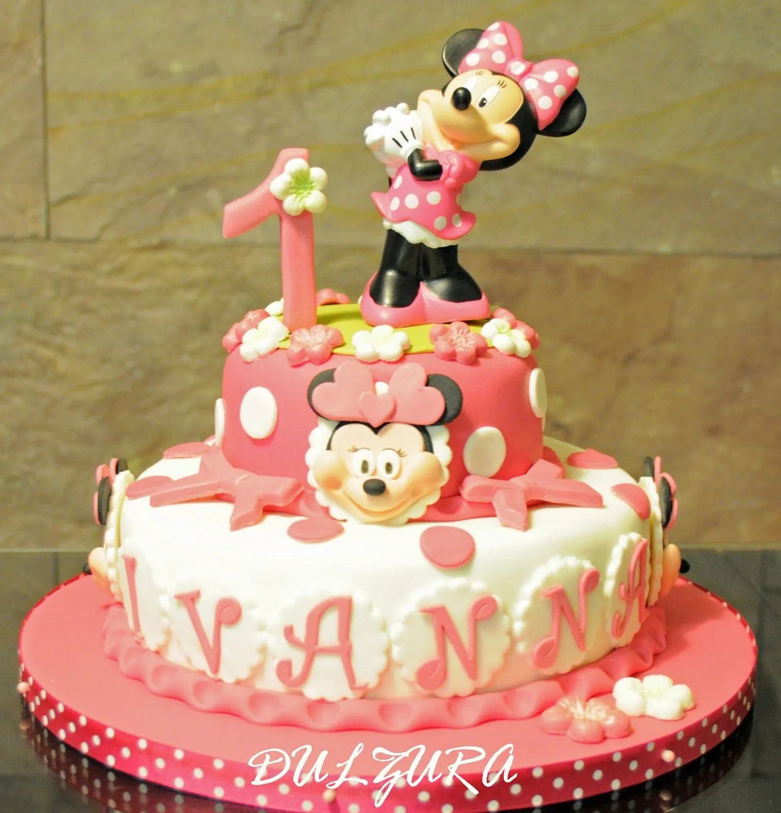 Dulzura*: TARTA MINNIE MOUSSE PARA IVANNA