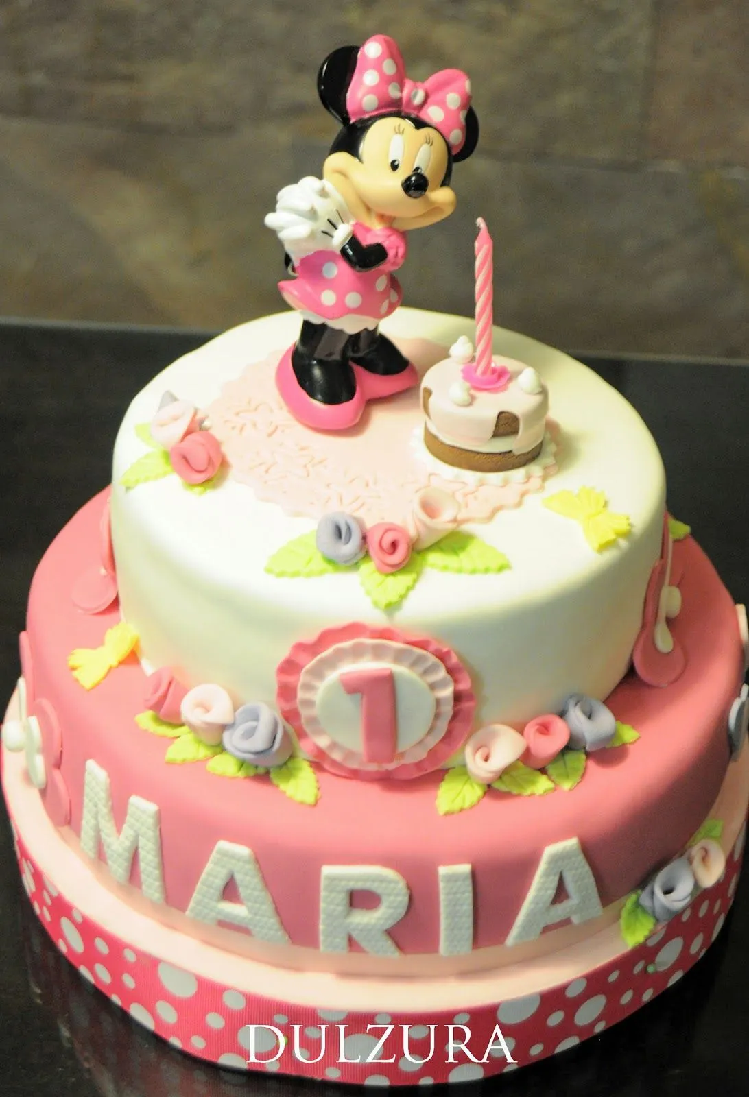 Dulzura*: TARTA MINNIE MOUSSE PARA MARÍA