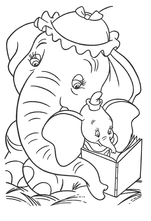 Dumbo Dibujos para Colorear - DisneyDibujos.com