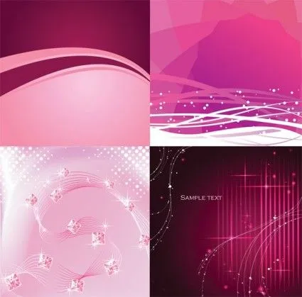 Dynamic Lines Of Pink And Purple Background Vector-vector ...