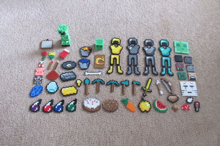 My Minecraft perler bead collection by ogel | Hama | Pinterest