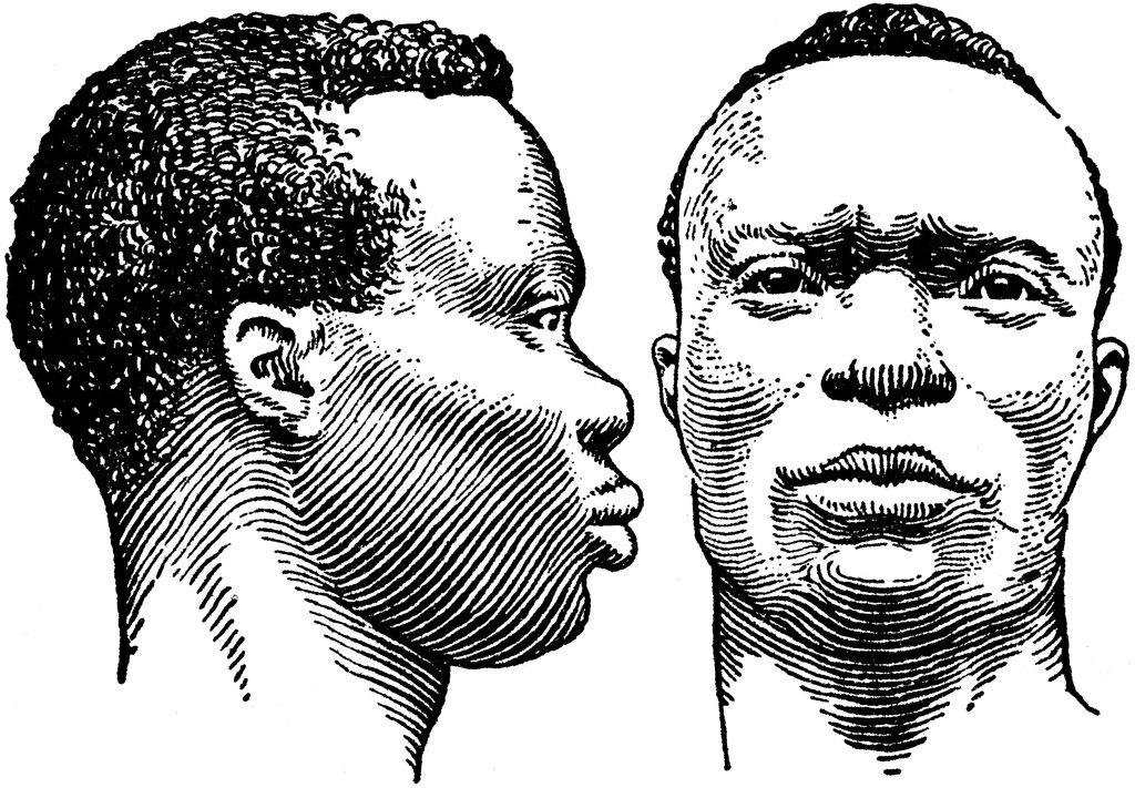 Early Races, Negro Clipart