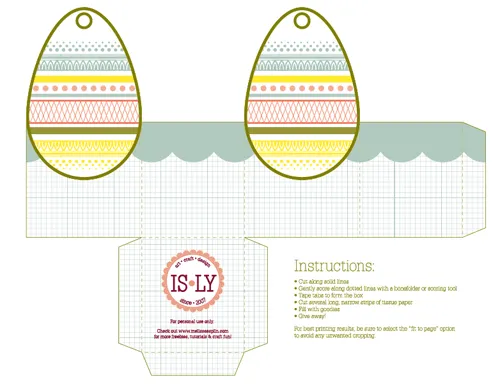 Easter Egg Basket Printable - I Still Love You by Melissa Esplin