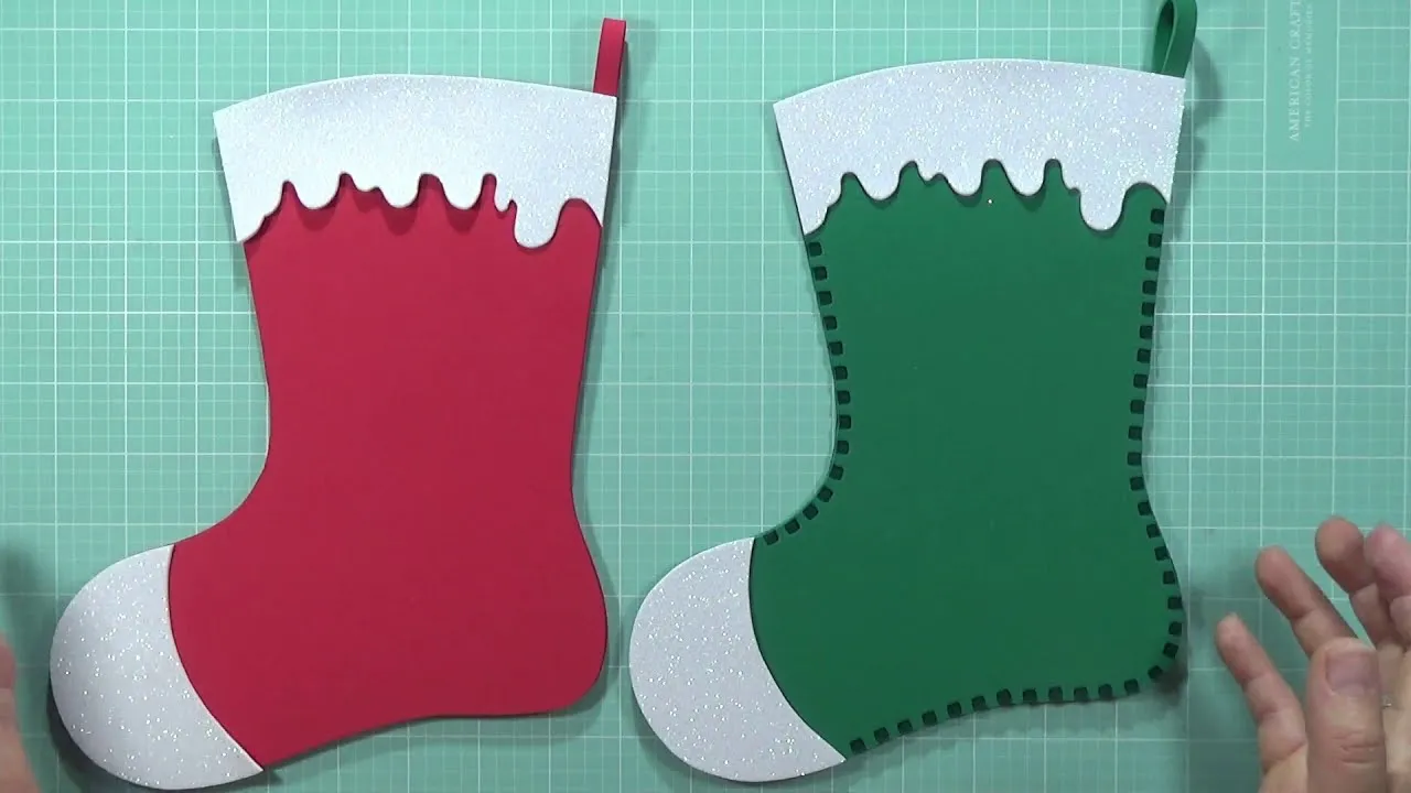 Easy Christmas Boot in Foam, Eva Rubber ❤️ - YouTube