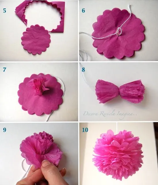 Easy Pom-Pom Tutorial | PoN pON (pom poms tutorial) | Pinterest